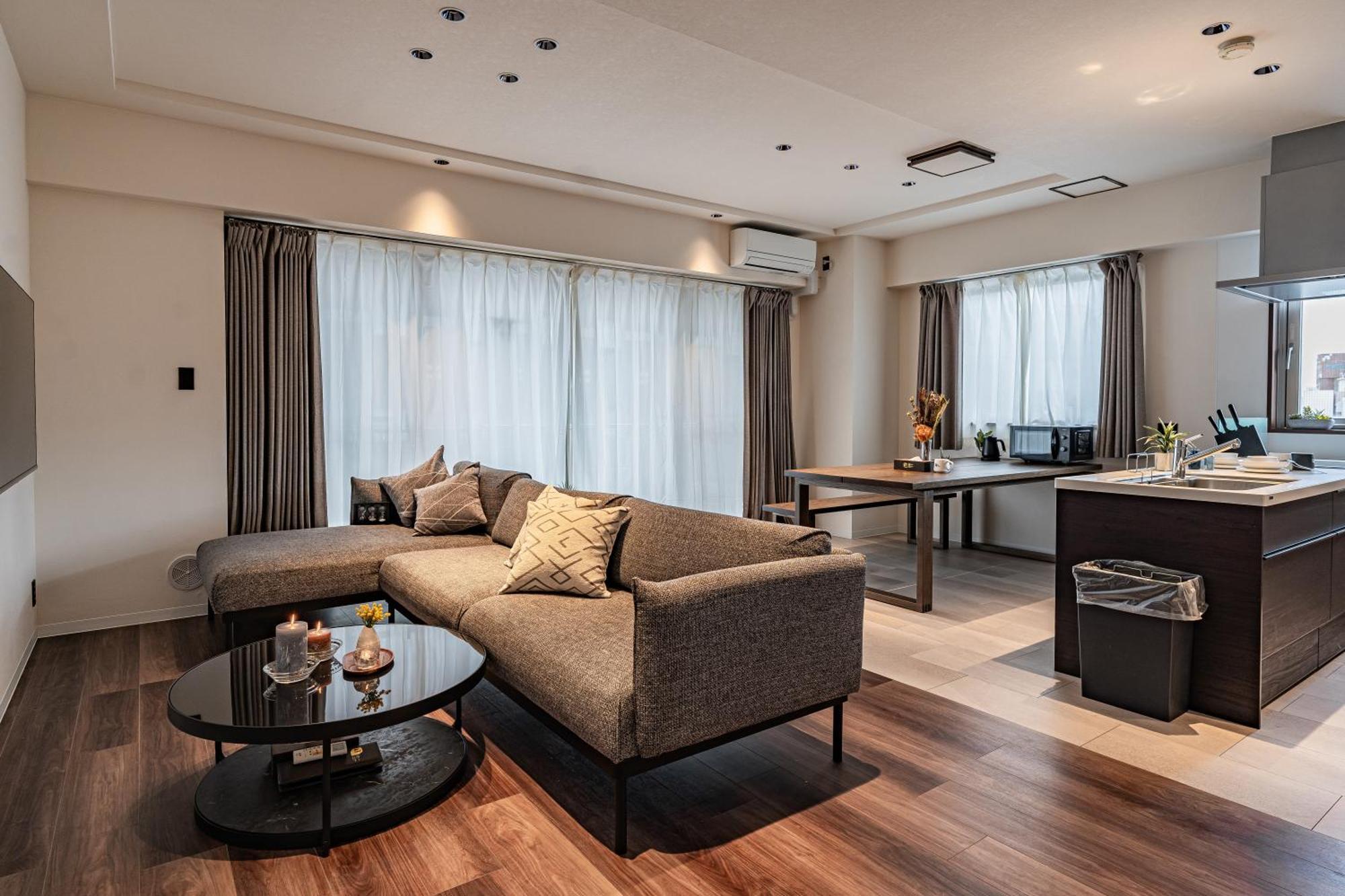 Apartment Hotel 11 Shinsaibashi Amemura Osaka Dış mekan fotoğraf