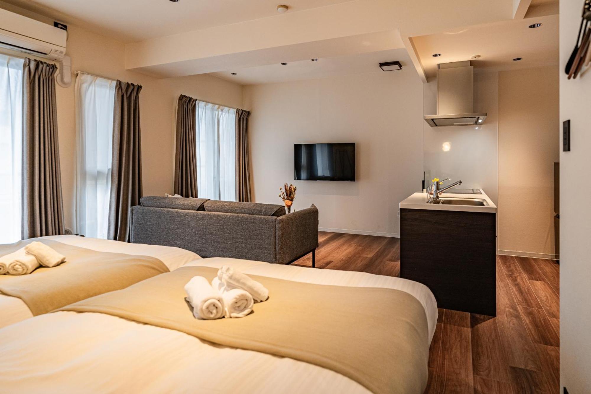 Apartment Hotel 11 Shinsaibashi Amemura Osaka Dış mekan fotoğraf