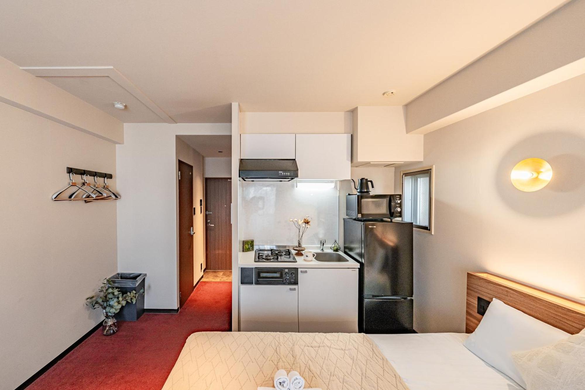 Apartment Hotel 11 Shinsaibashi Amemura Osaka Dış mekan fotoğraf