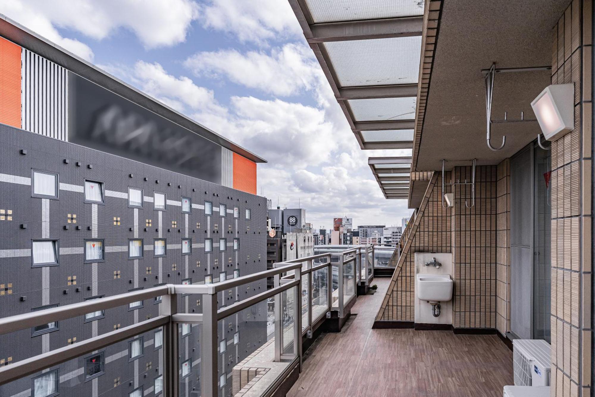 Apartment Hotel 11 Shinsaibashi Amemura Osaka Dış mekan fotoğraf