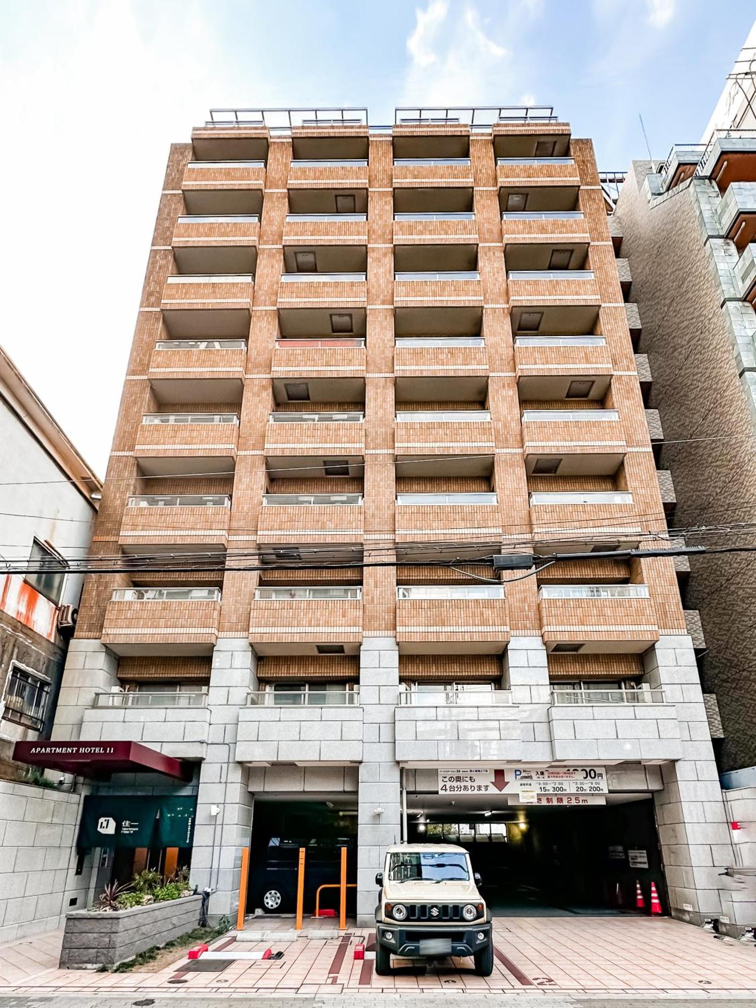 Apartment Hotel 11 Shinsaibashi Amemura Osaka Dış mekan fotoğraf
